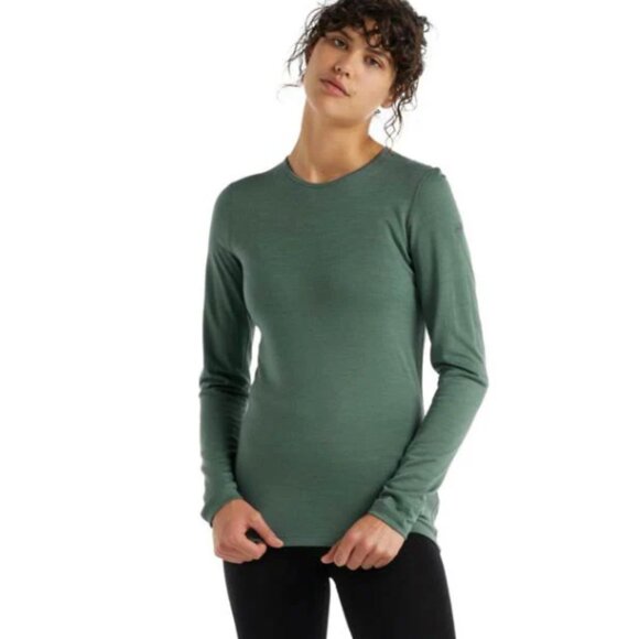Icebreaker Women's Merino Long Sleeve Crewe Thermal Top Baselayer Size Small - Picture 1 of 9